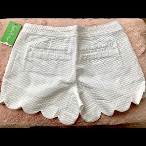 Lily Pulitzer White Scalloped shorts